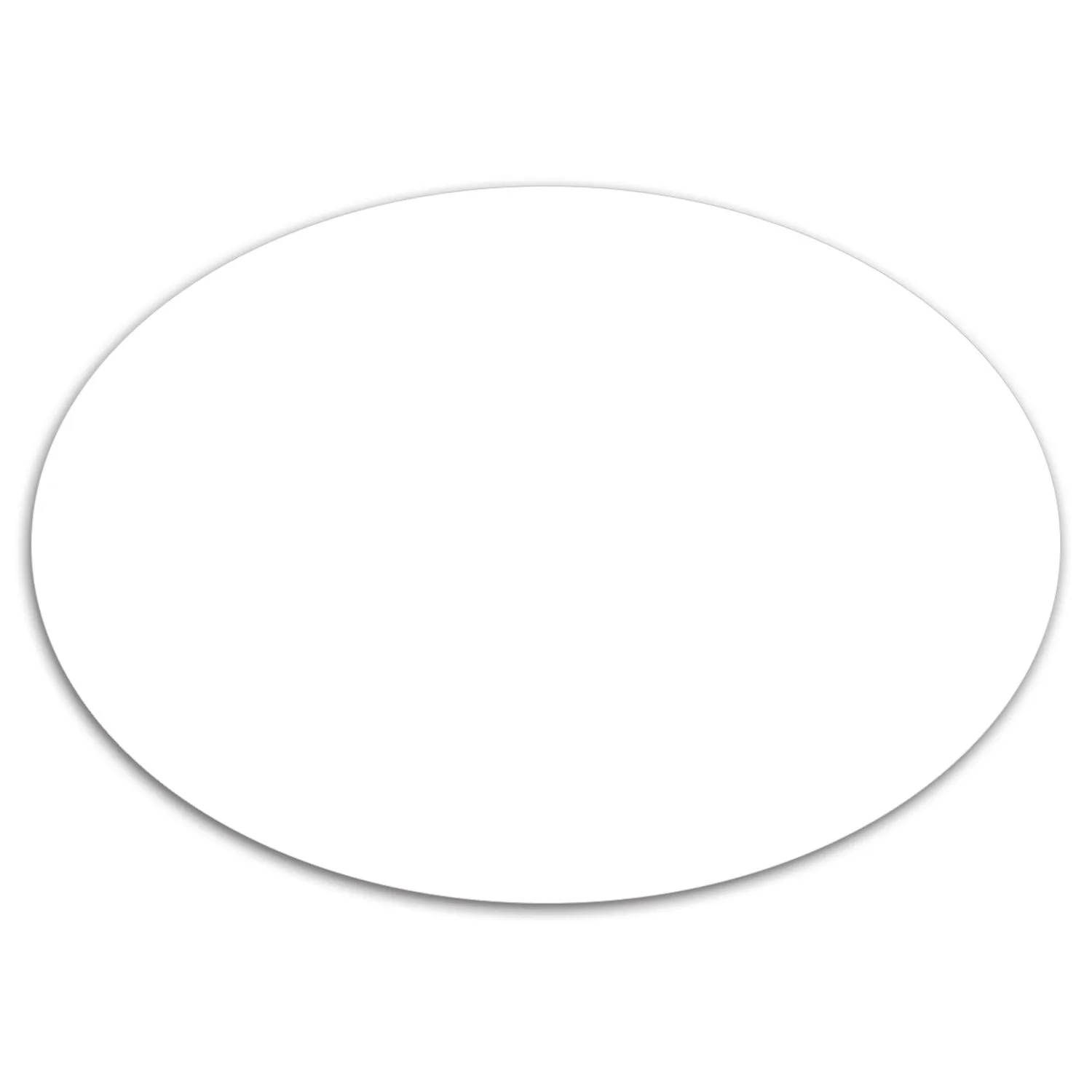 Small Oval Car Sign Magnet view 2