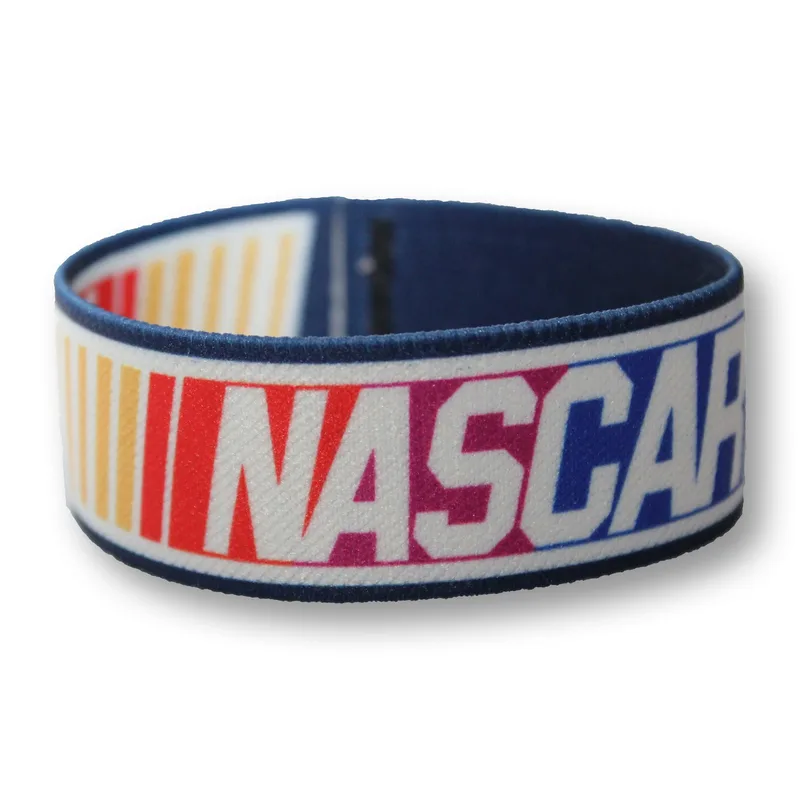 Wristband-Stretch Polyester Dye Sublimated - Domestically Produced (7.5"x¾")