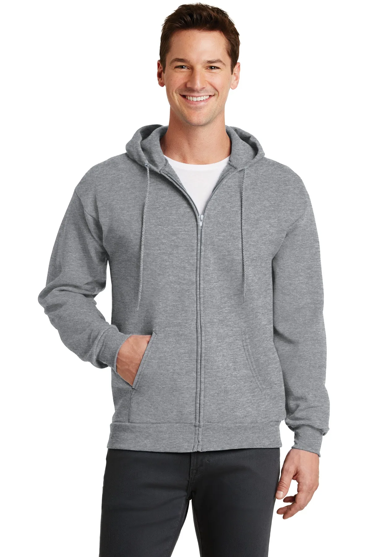 Athletic Heather Gray Blank Lifestyle View