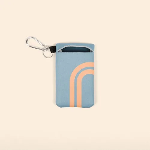 Large Neoprene Mobile Accessory Holder w/Carabiner view 2
