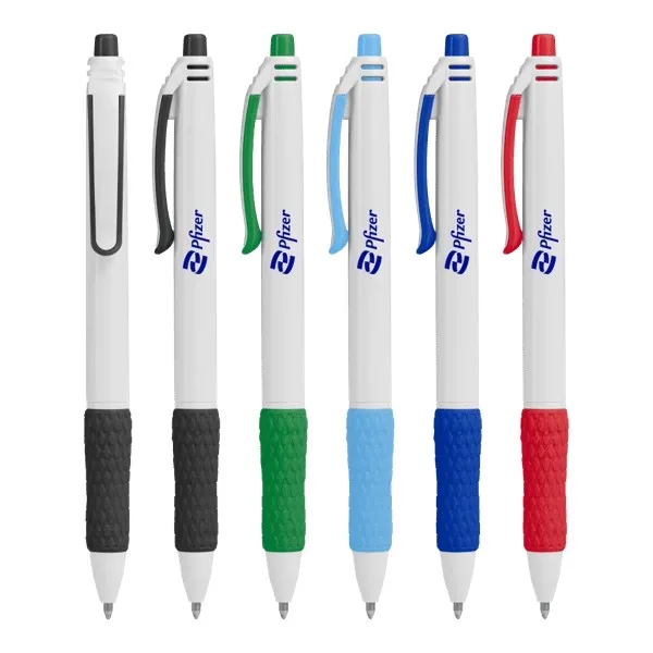 Vortex Recycled White Barrel Pen view 2