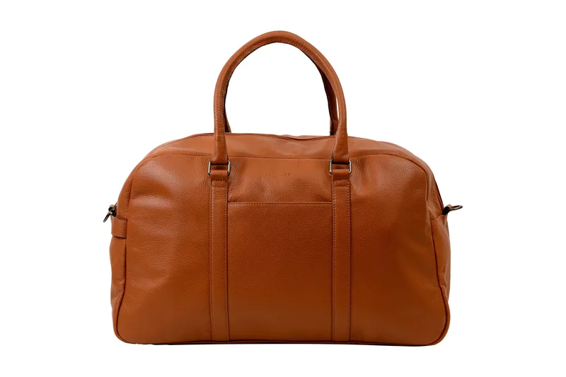 Champs Luggage Onyx Collection Leather Duffle Bag Size One Size - Brown