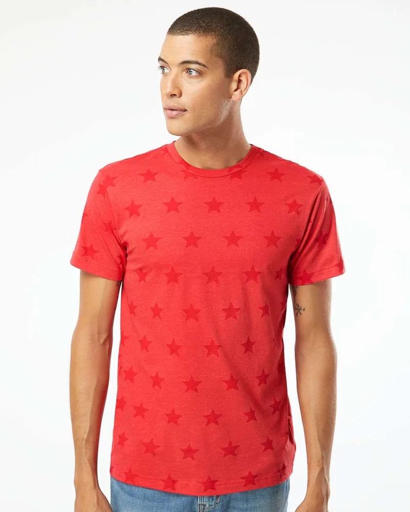 Code Five Star Print Tee view 5