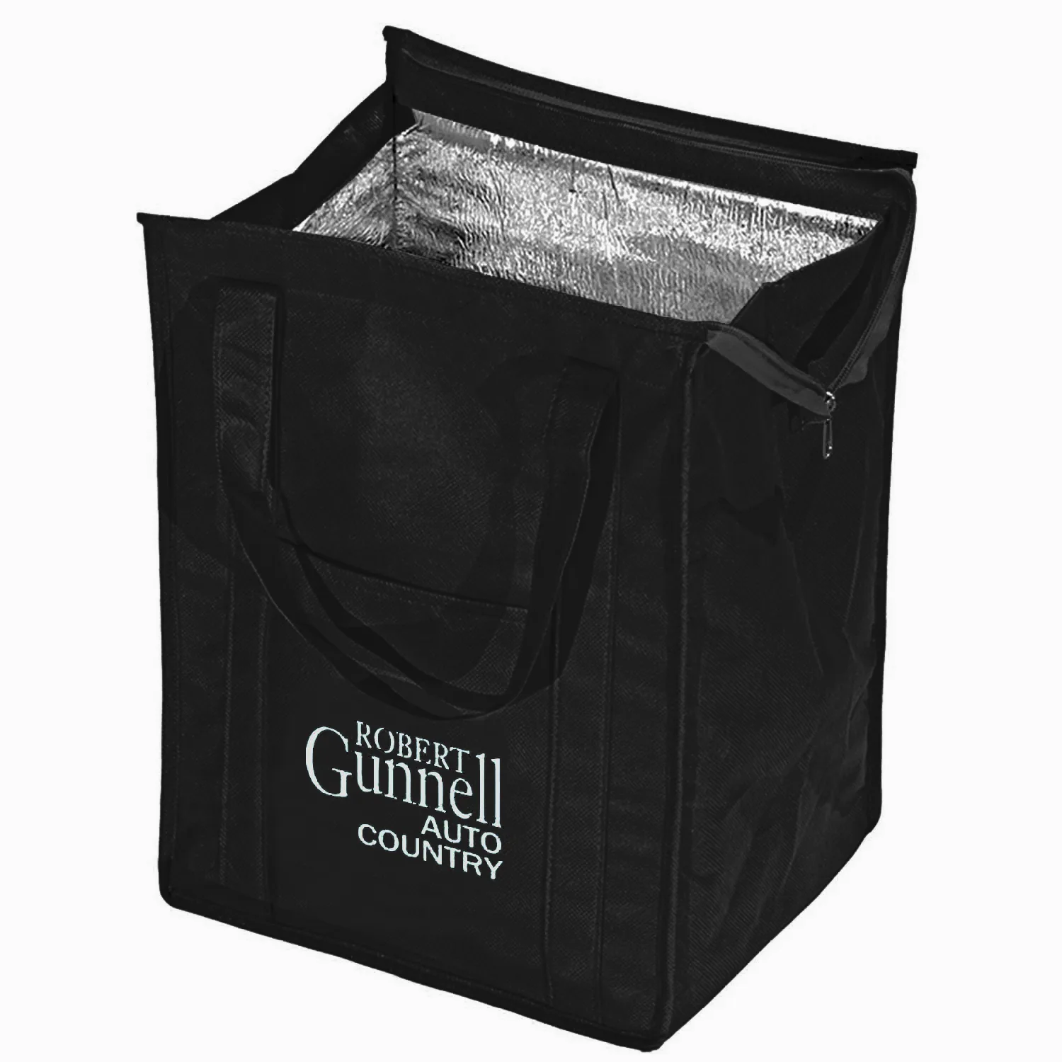 Insulated Polytex Tote W/Zipper view 3