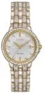 Citizen® Ladies' Silhouette Crystal Eco-Drive® Two-Tone Stainless Steel Watch Bracelet