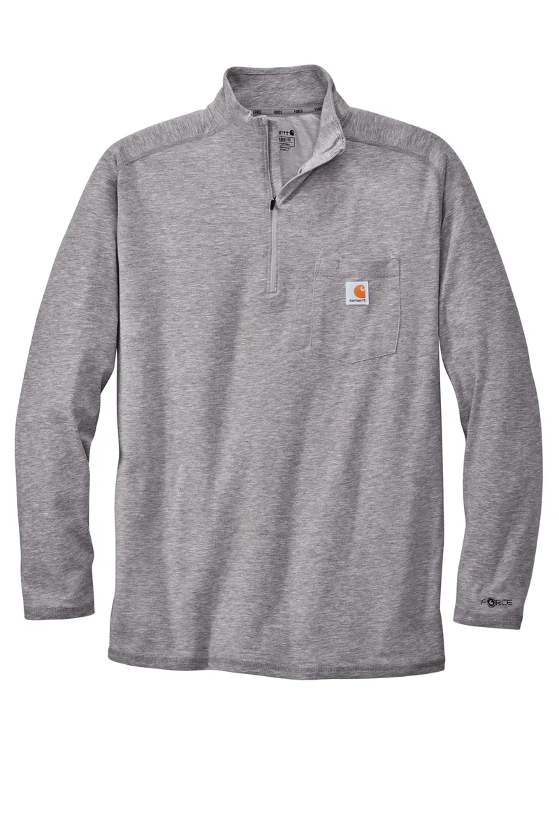 Carhartt Force® 1/4-Zip Long Sleeve T-Shirt view 3