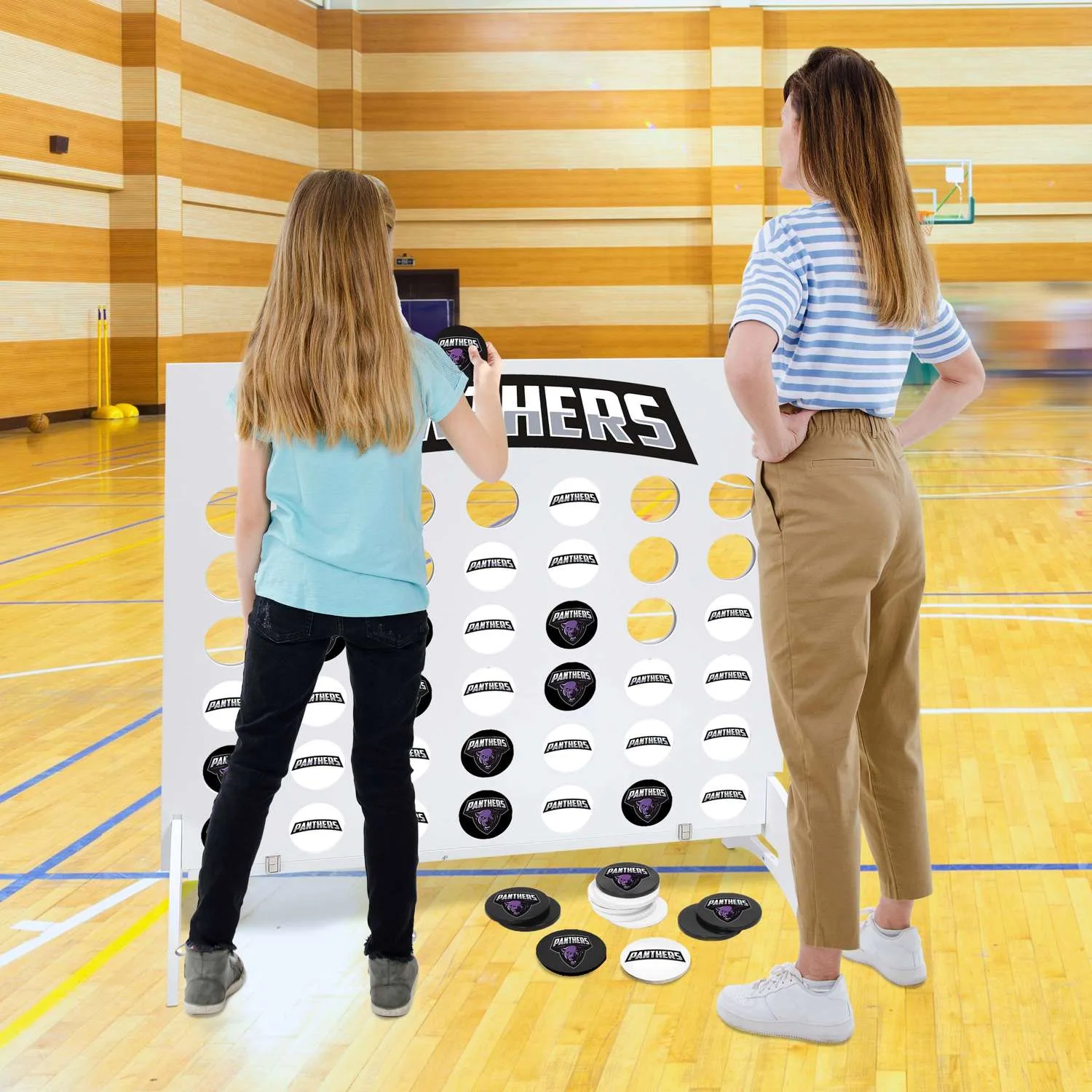 Giant 4-In-A-Row, 42 Discs (Double-Sided) view 3