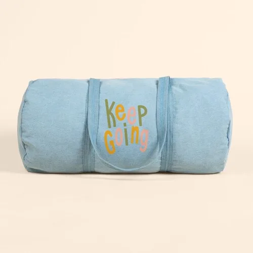 Large Denim Darling Duffel Bag view 6