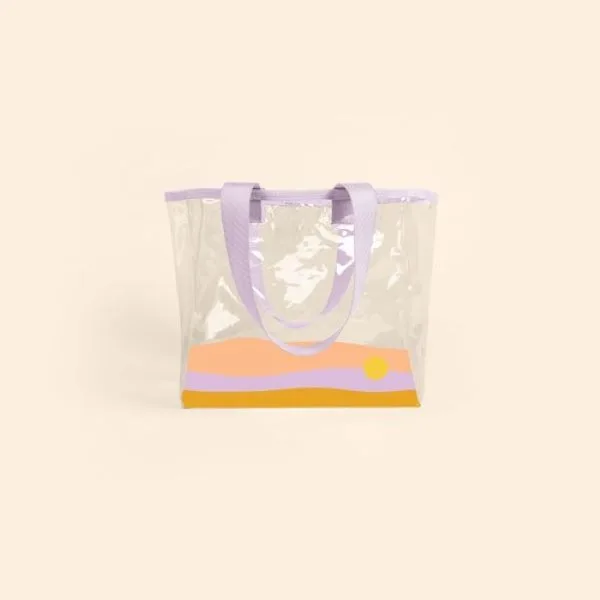 Small Clear Vinyl All Day Tote view 2