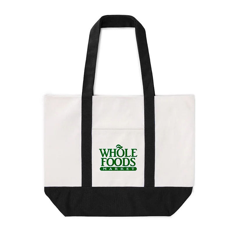 Large TJ Canvas Tote Bag view 5