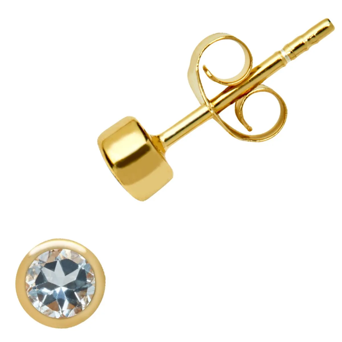 Jilco Inc Birthstone Studs- March
