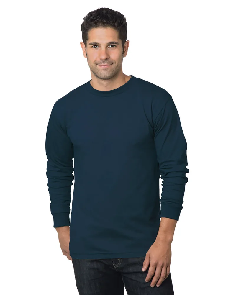 BAYSIDE Unisex USA Made Midweight Long-Sleeve T-Shirt view 5