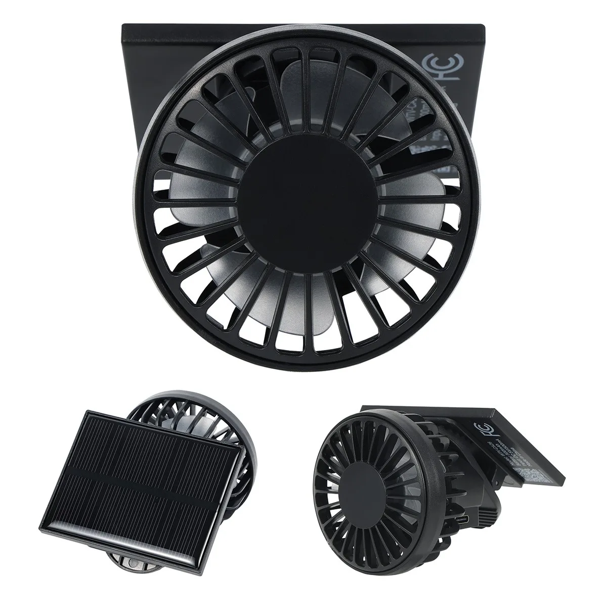 Cool Aid Solar-Powered Portable Fan With Clip view 3
