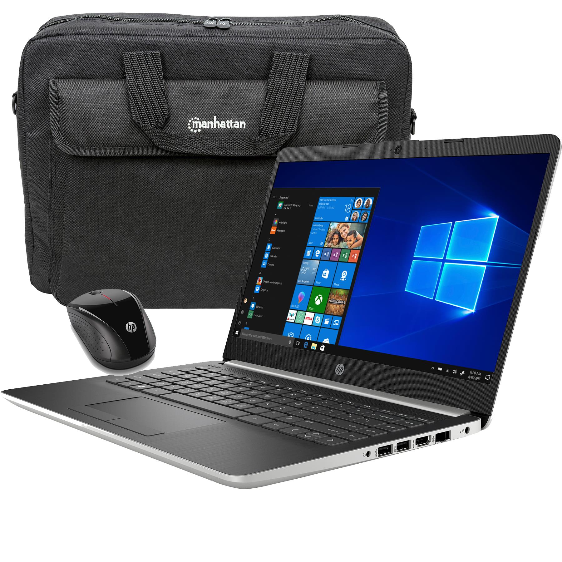 Hewlett Packard 14" Notebook W/ Wireless Mouse And Carrying Case