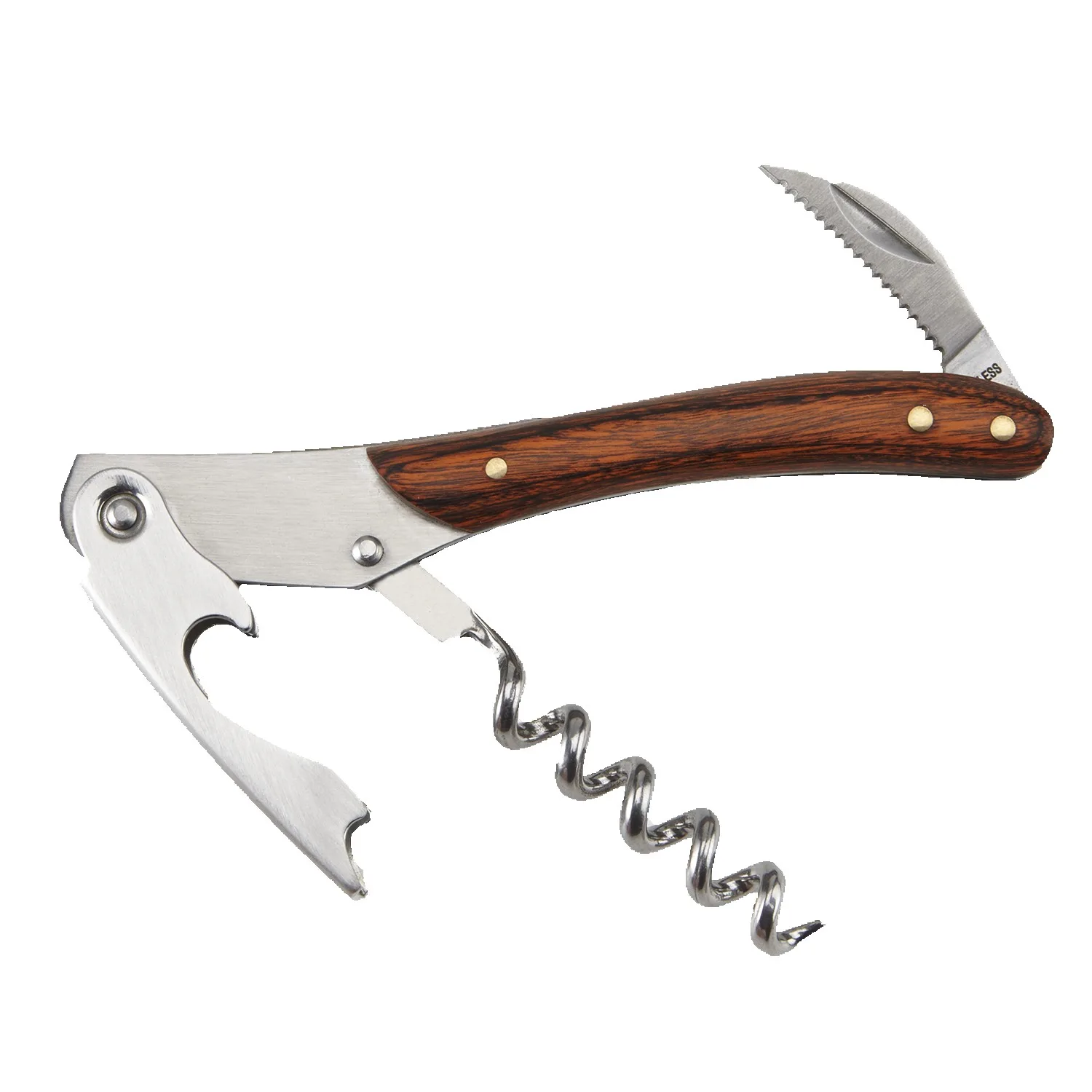 Verona Wood Wine Opener view 2