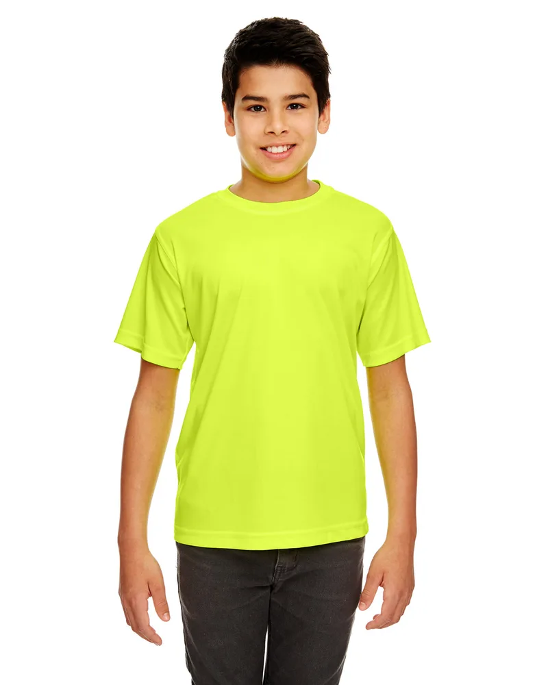 ULTRACLUB Youth Cool & Dry Sport Performance Interlock T-Shirt view 3