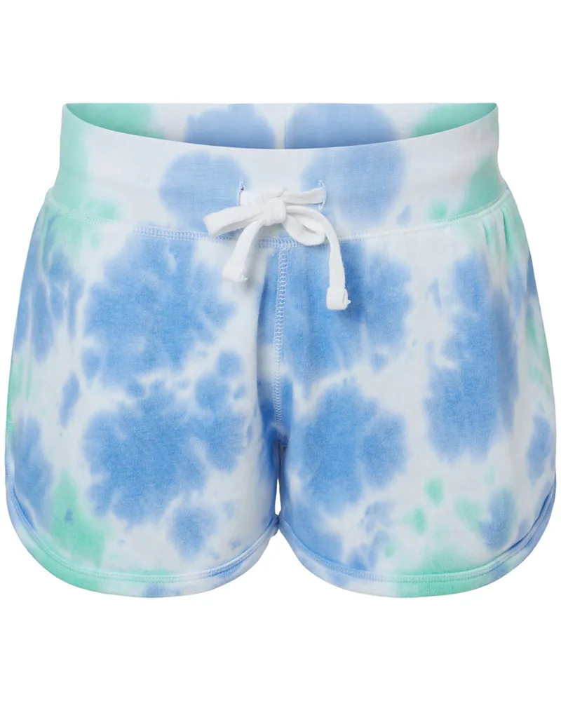 J AMERICA Ladies' Triblend Fleece Short view 5