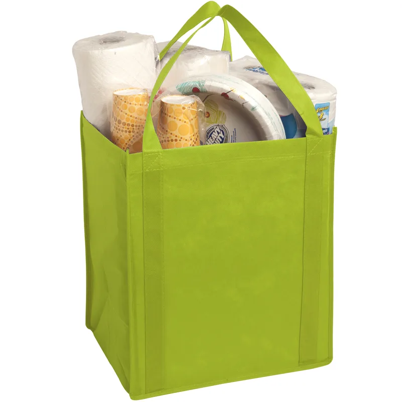 Large Non-Woven Grocery Shopping Tote Bag view 6