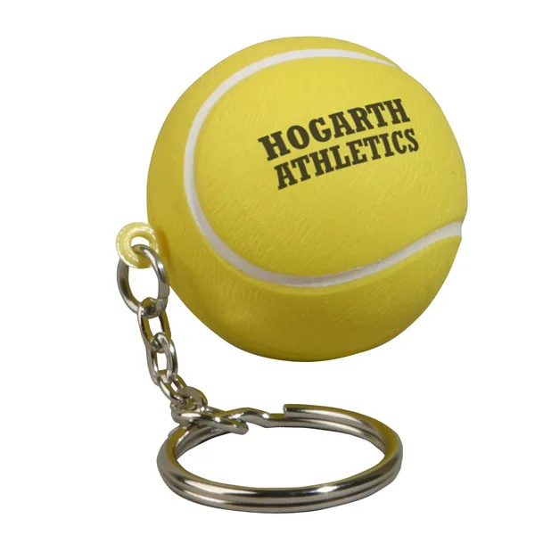 Tennis Ball Stress Reliever Key Chain