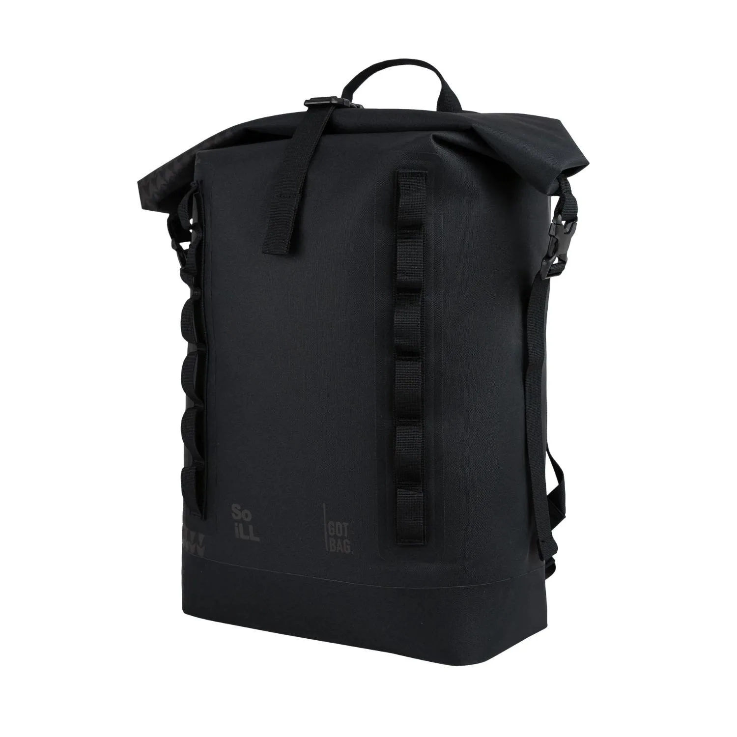 GOT BAG® ROLLTOP Jason Mamoa – GOTS Certified Ocean Plastic Backpack view 2