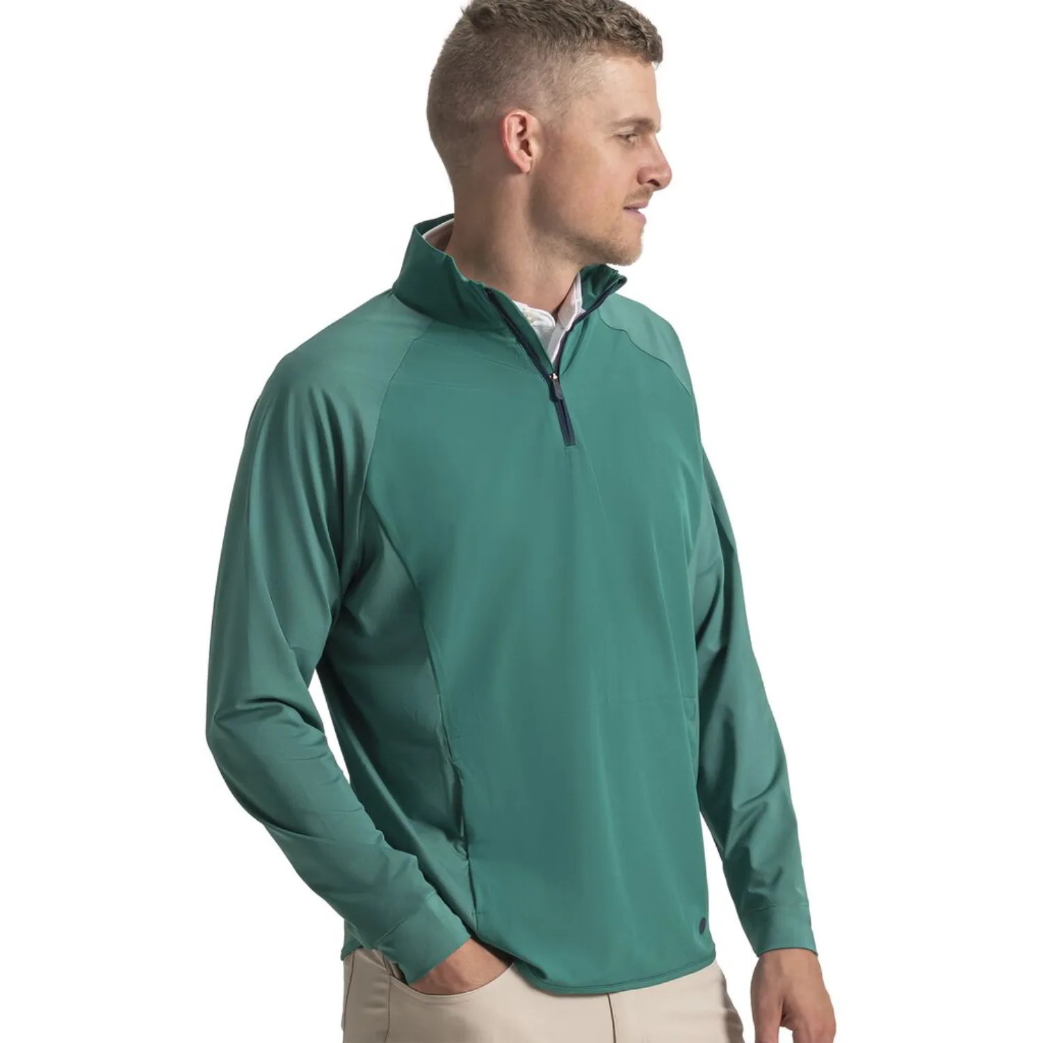 FootJoy® Water Repellant Tech Performance Mid-Layer Pullover view 6
