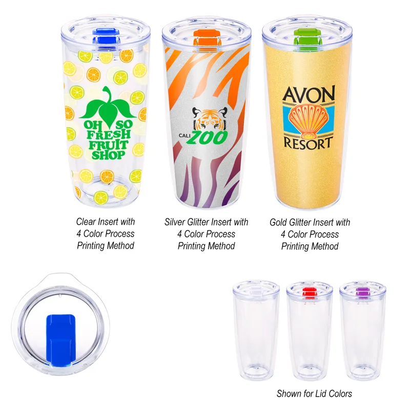 19 Oz. Everest Clarity Tumbler With Insert view 2