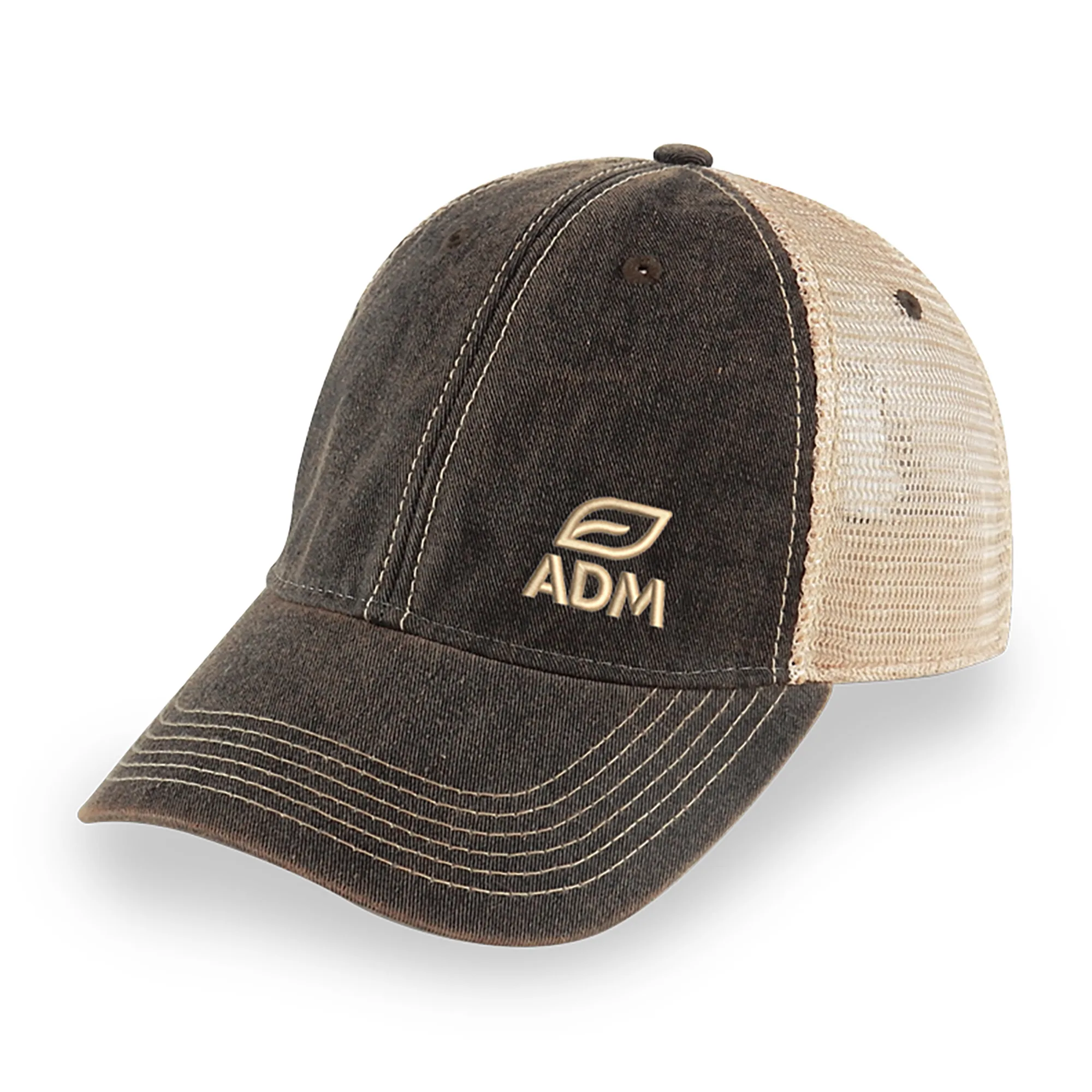 Merrimack Hat Co.® Austin Vintage Trucker - Black-Tan