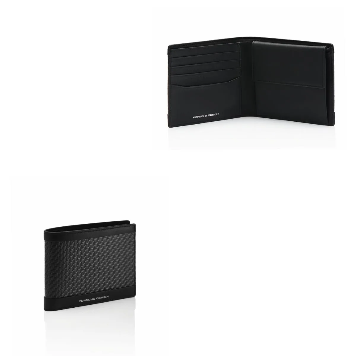 Porsche Design Carbon By Bric's Wallet 4 Card W/ Coin Case