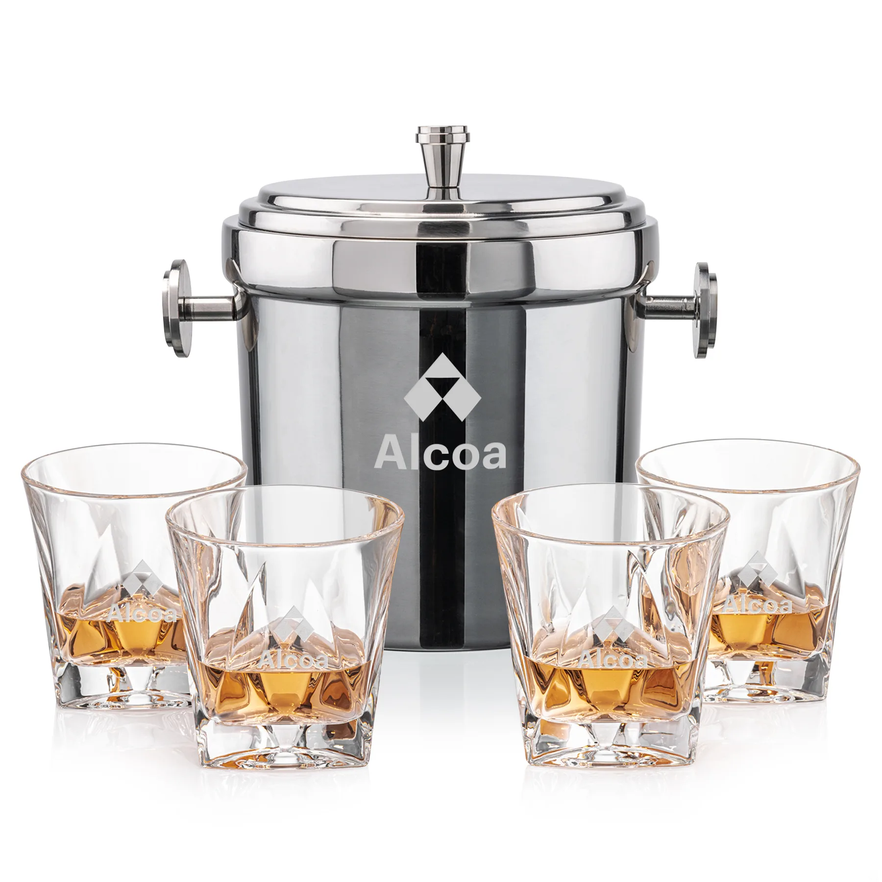 Milano Bucket Set, Laser Engraving, Set of 5
