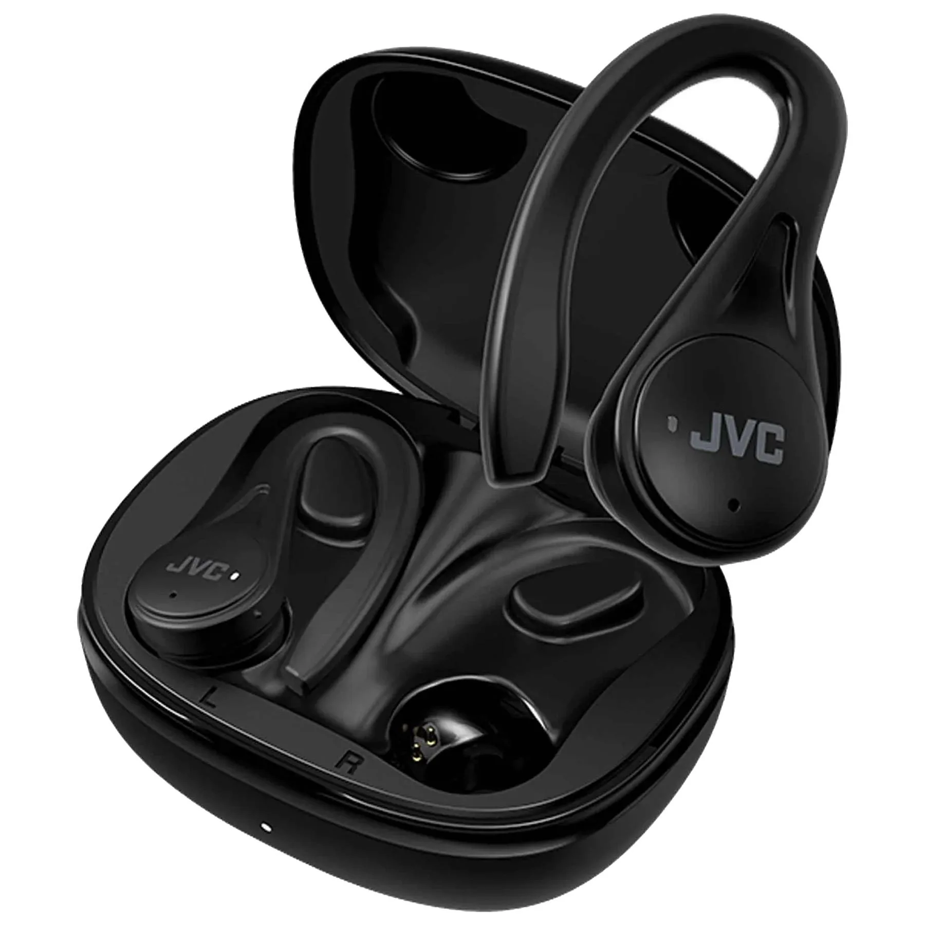 JVC Sport True Wireless Earbuds Headphones, Ipx5 Waterproof w/Up To 30 Hour Battery Life
