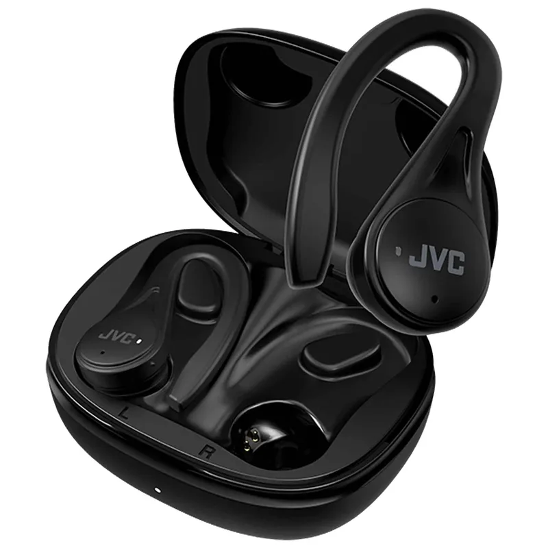 JVC Sport True Wireless Earbuds Headphones, Ipx5 Waterproof w/Up To 30 Hour Battery Life