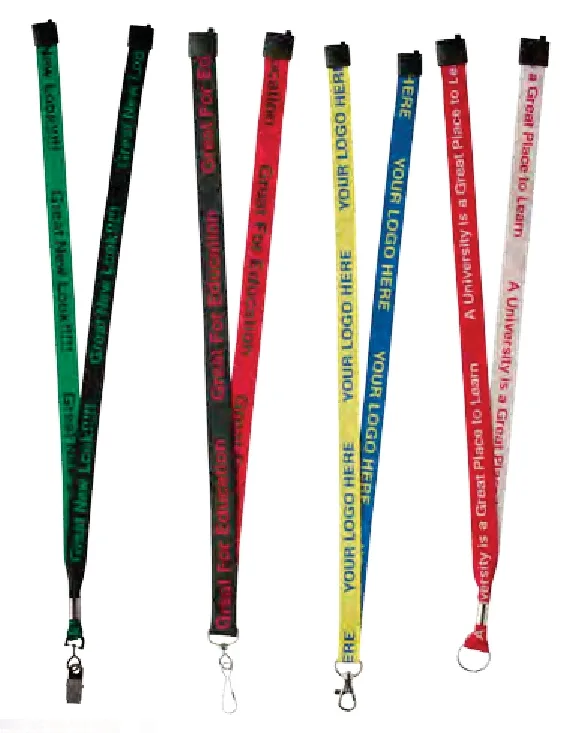 5/8" or 3/4" Two Tone Woven Lanyards