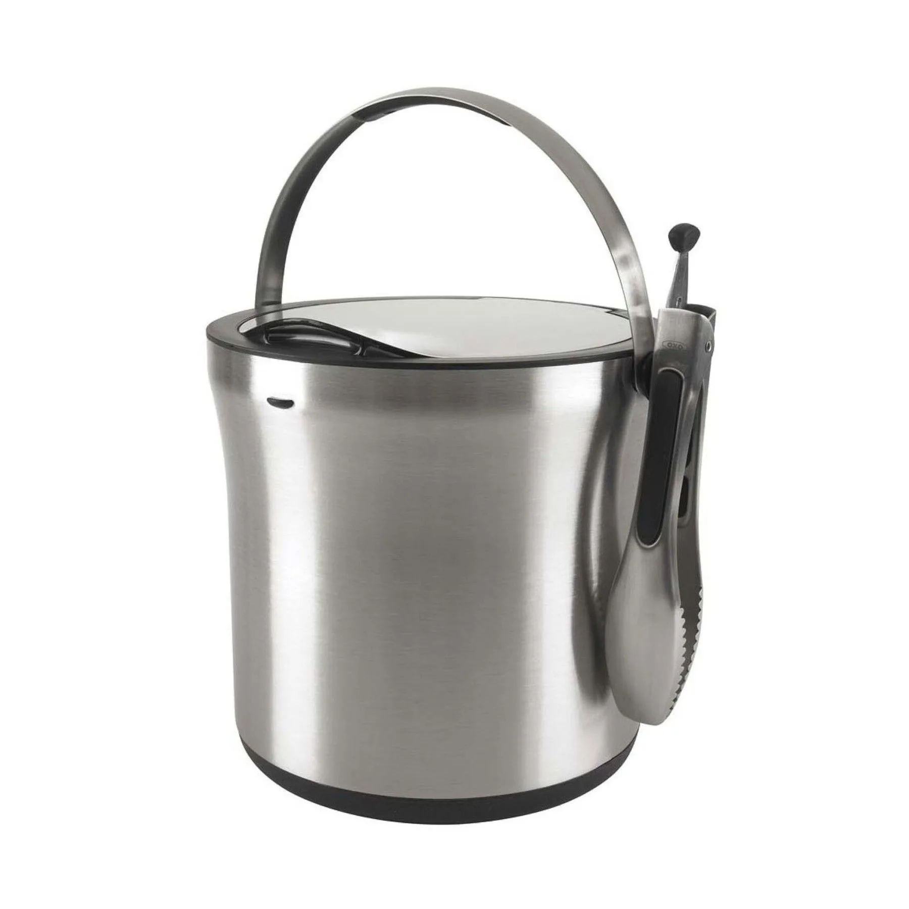 OXO Steel Ice Bucket and Tong Set view 2
