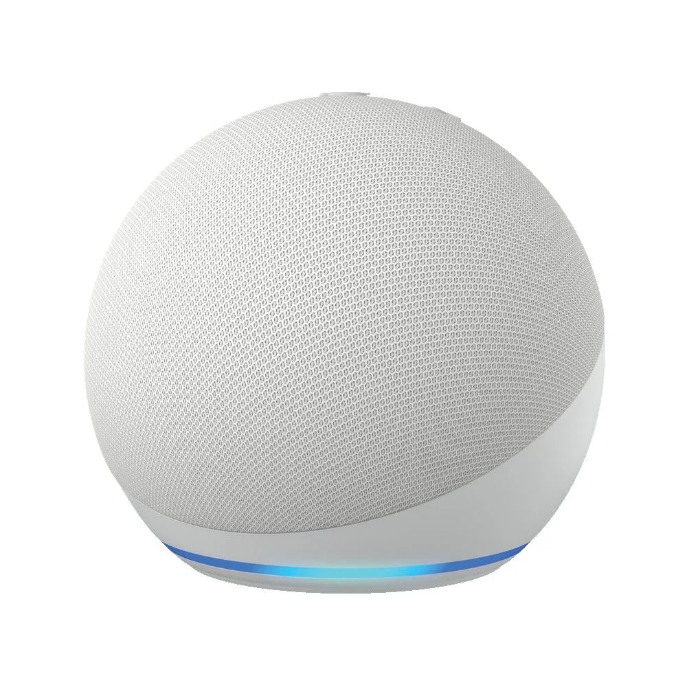 Amazon Echo Dot (5th Generation) - Glacier White view 2