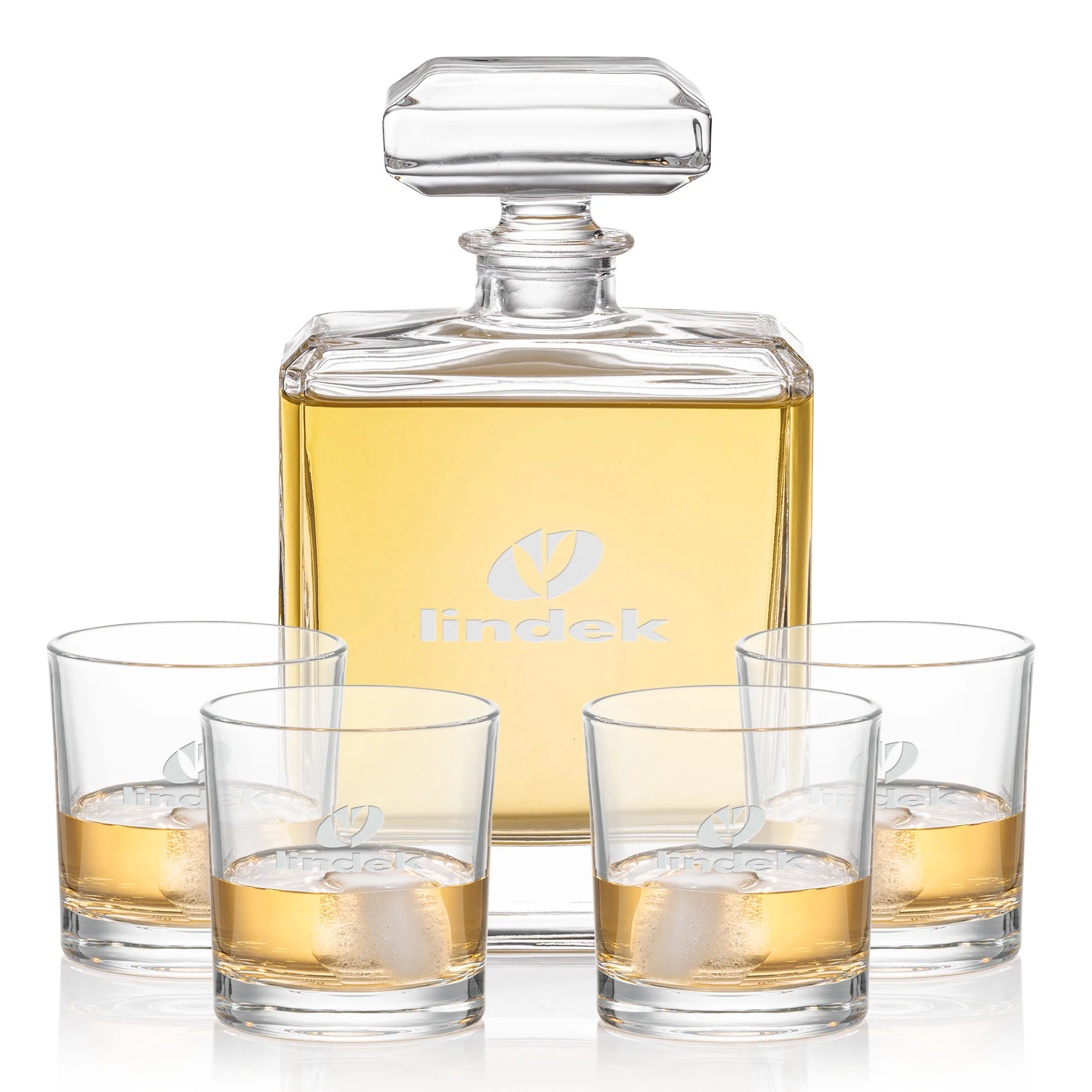 Decanter Set, Decanter & 4 OTR