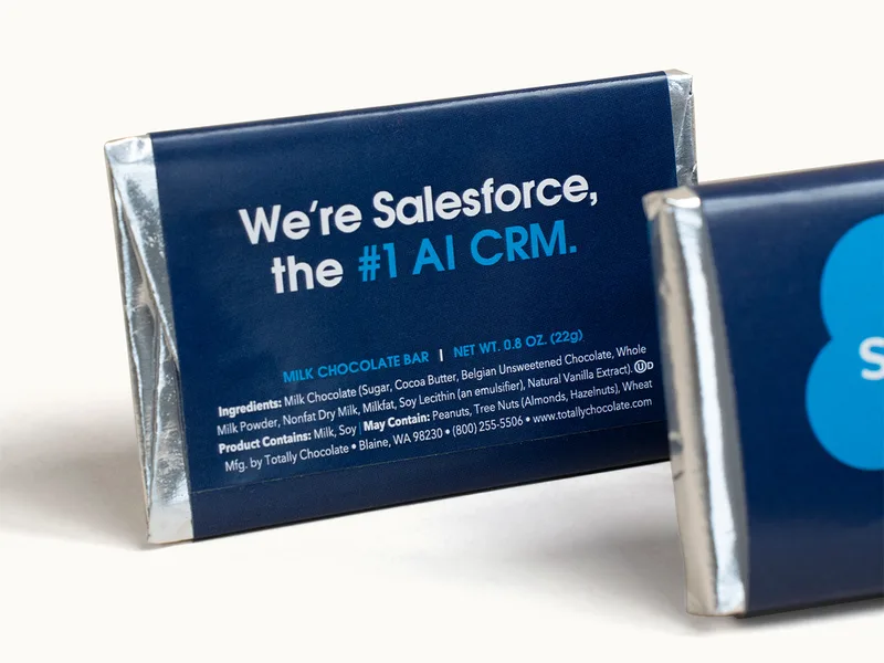 2"x 3" Small & Mighty Custom Chocolate Wrapper Bar view 7