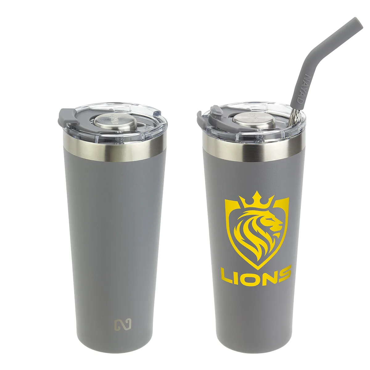 NAYAD® Trouper 22 oz Stainless Double-wall Tumbler with Straw view 7