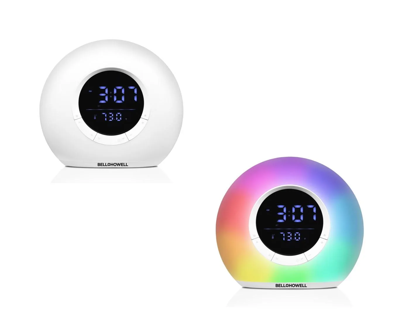 Bell+Howell Hd True Wireless Speaker W/Alarm Clock - White