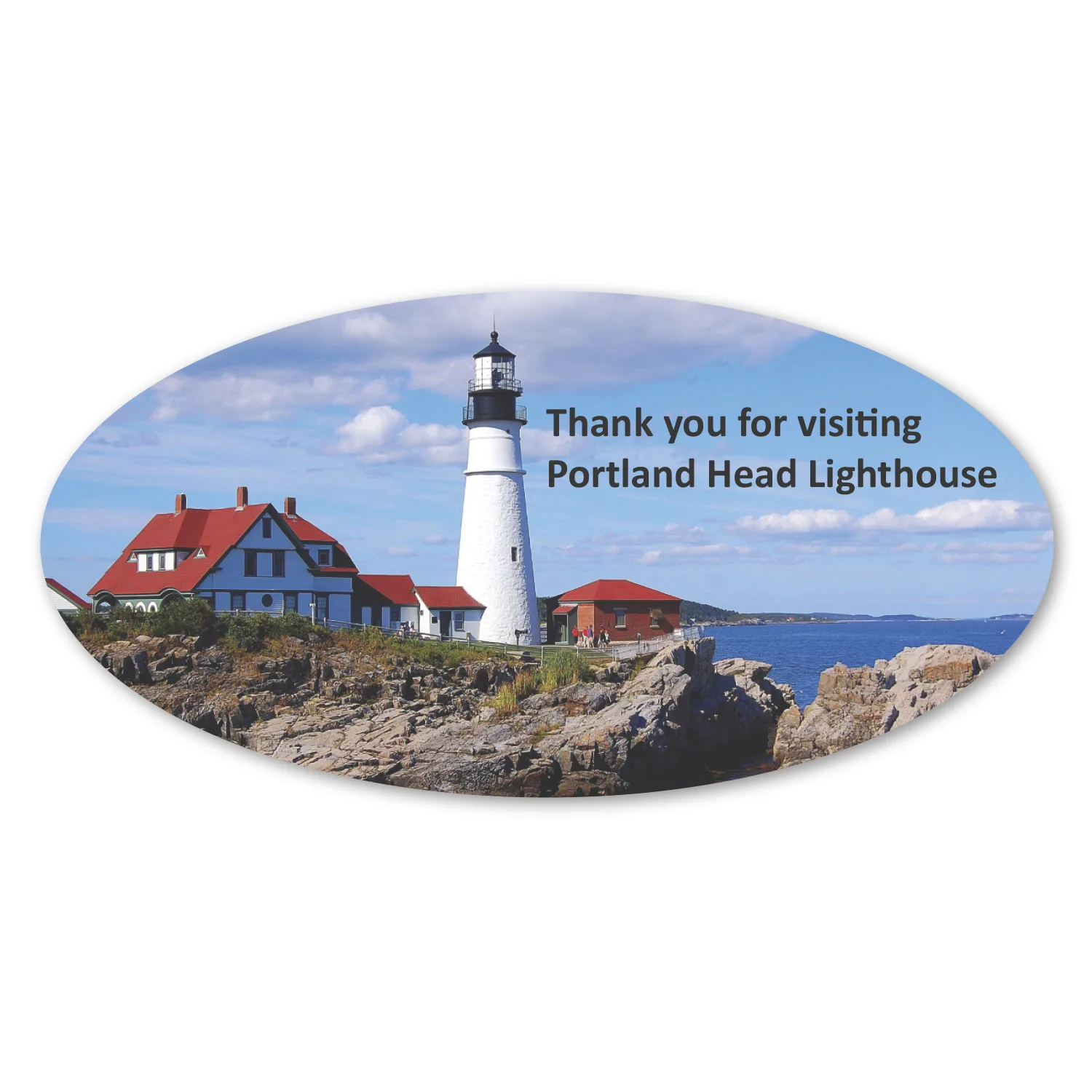 2 X 4" Oval Repositionable Label