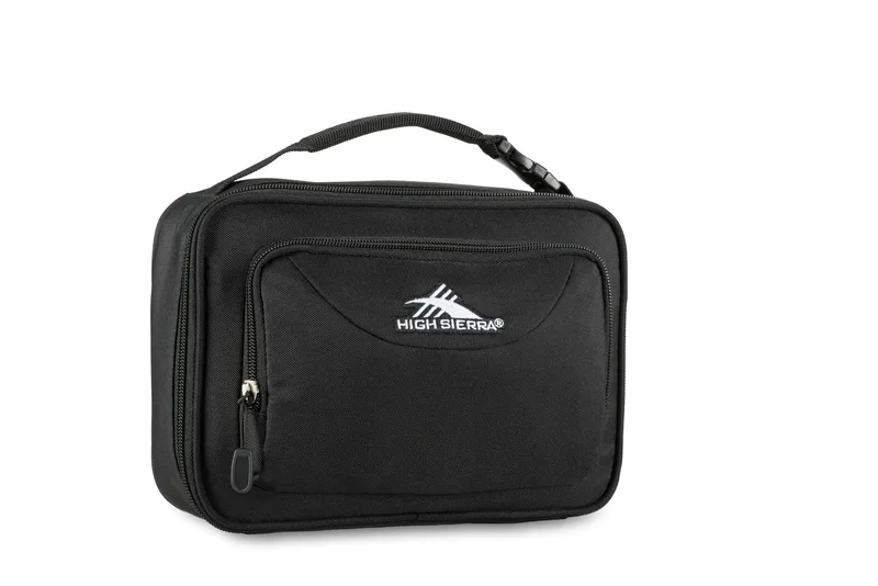High Sierra Single Compartment Lunch Bag Black