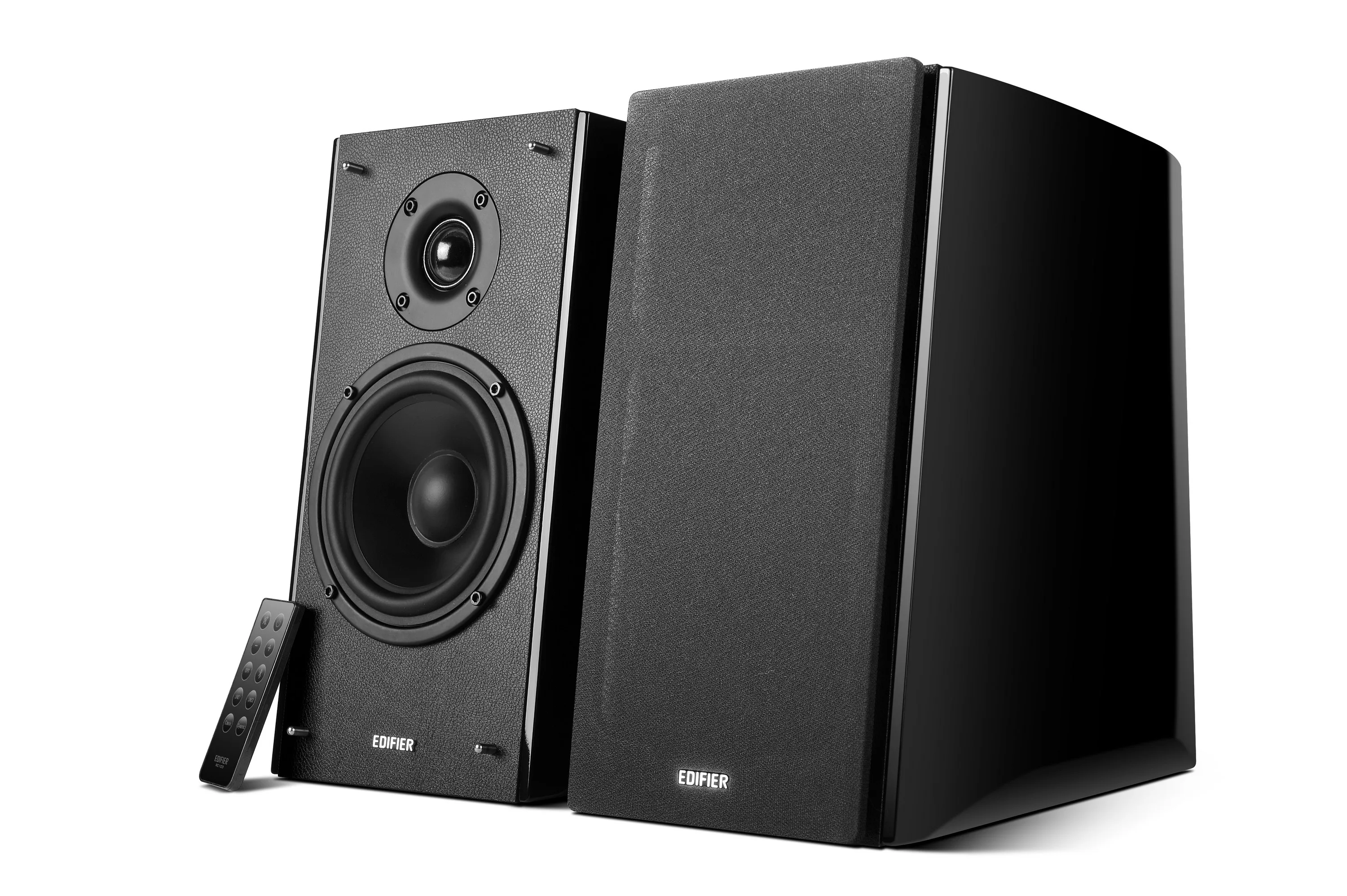 Edifier Wood Bluetooth Black Bookshelf Speakers