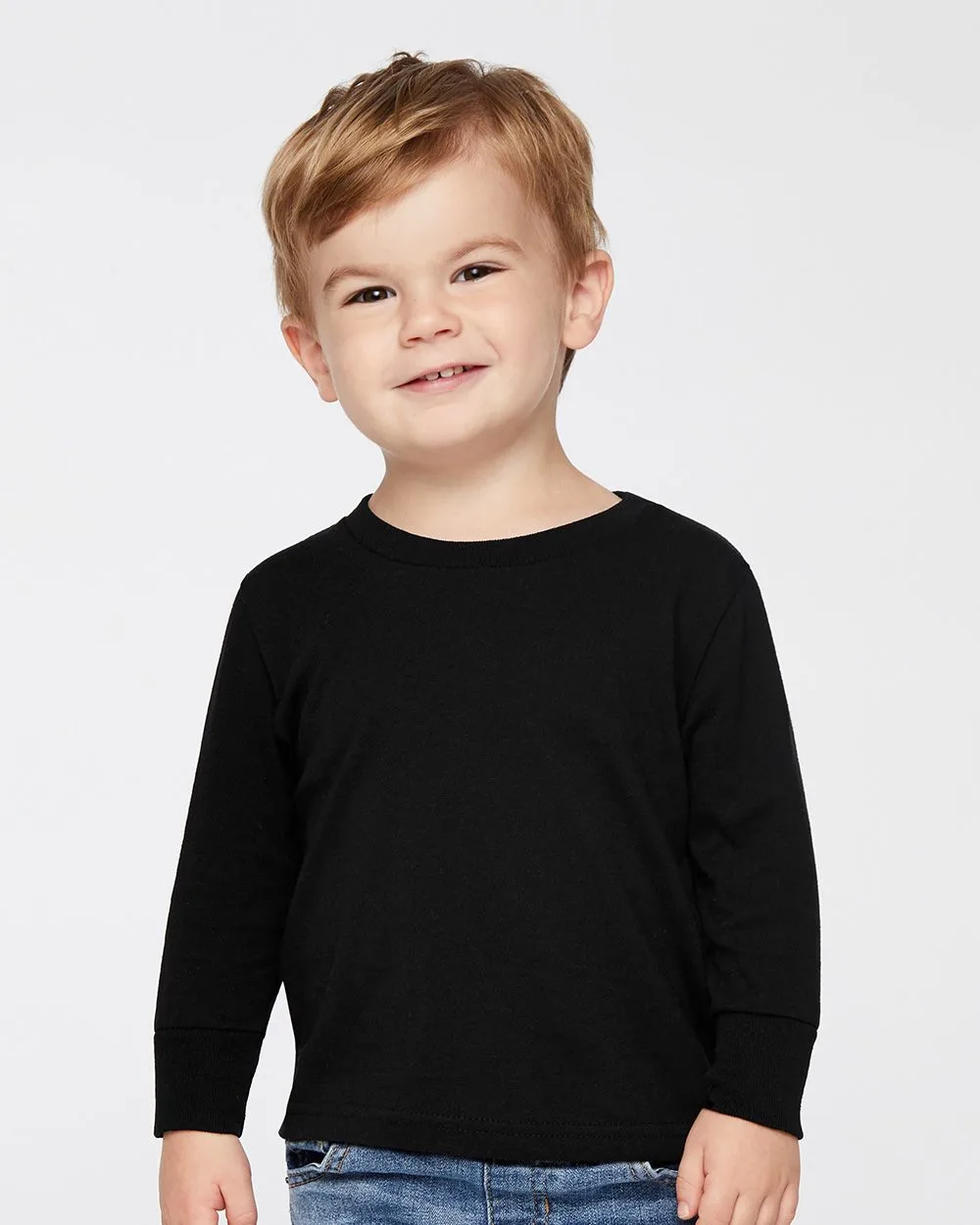Rabbit Skins® Toddler Long Sleeve Cotton Jersey Tee view 2