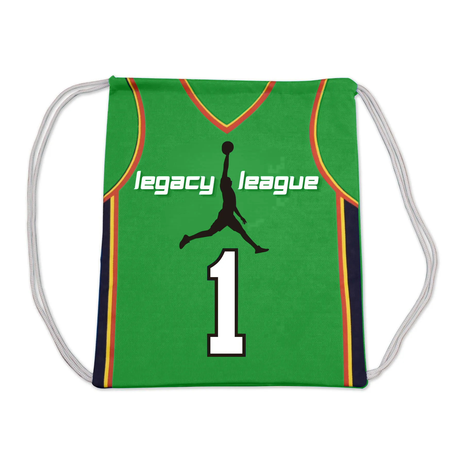 Mesh-Normal Shape Drawstring Backpack view 4