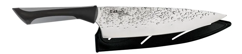 Kai Housewares Luna 8" Chef's Knife With Sheath & Soft-Grip Handle
