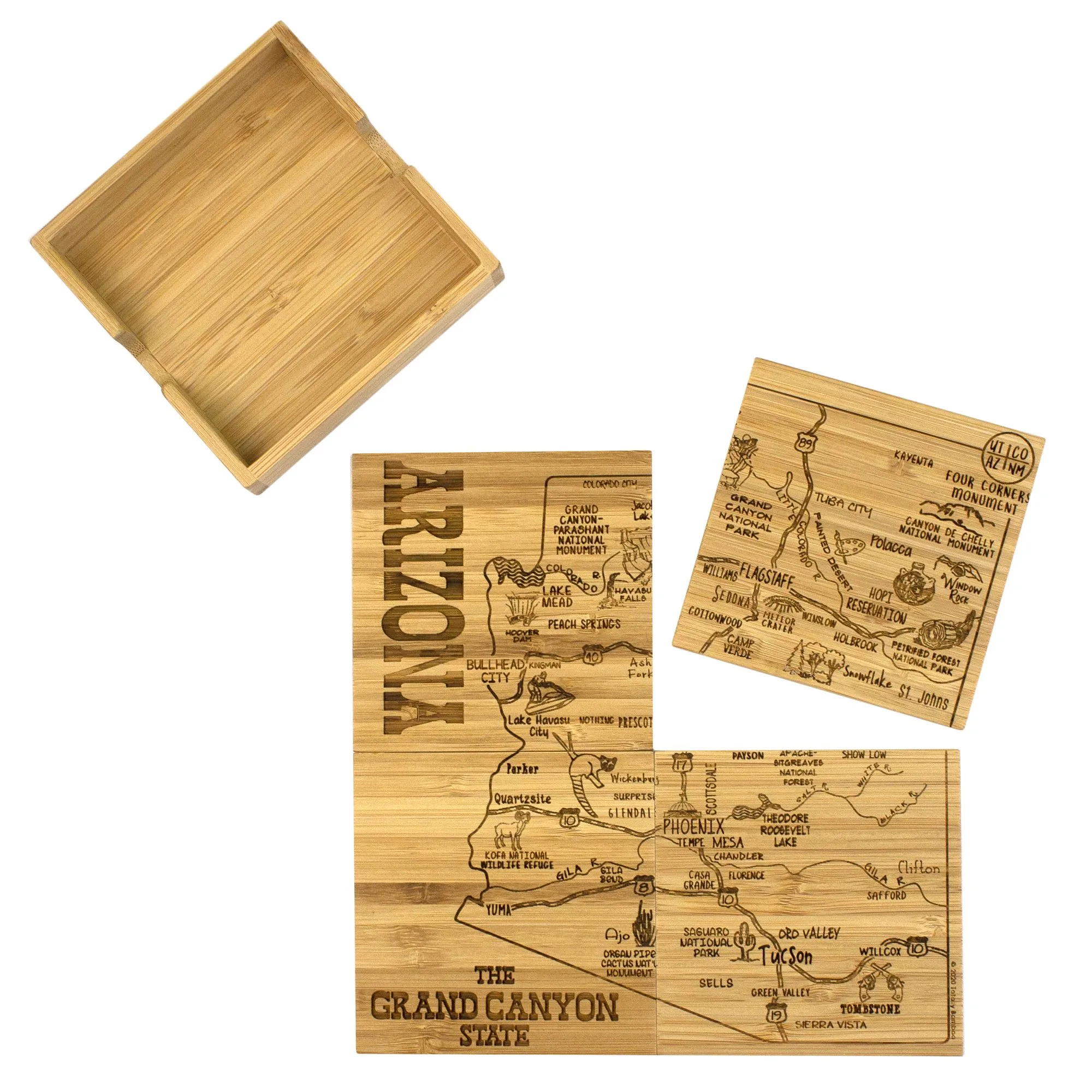 Arizona Puzzle Coaster Set view 6