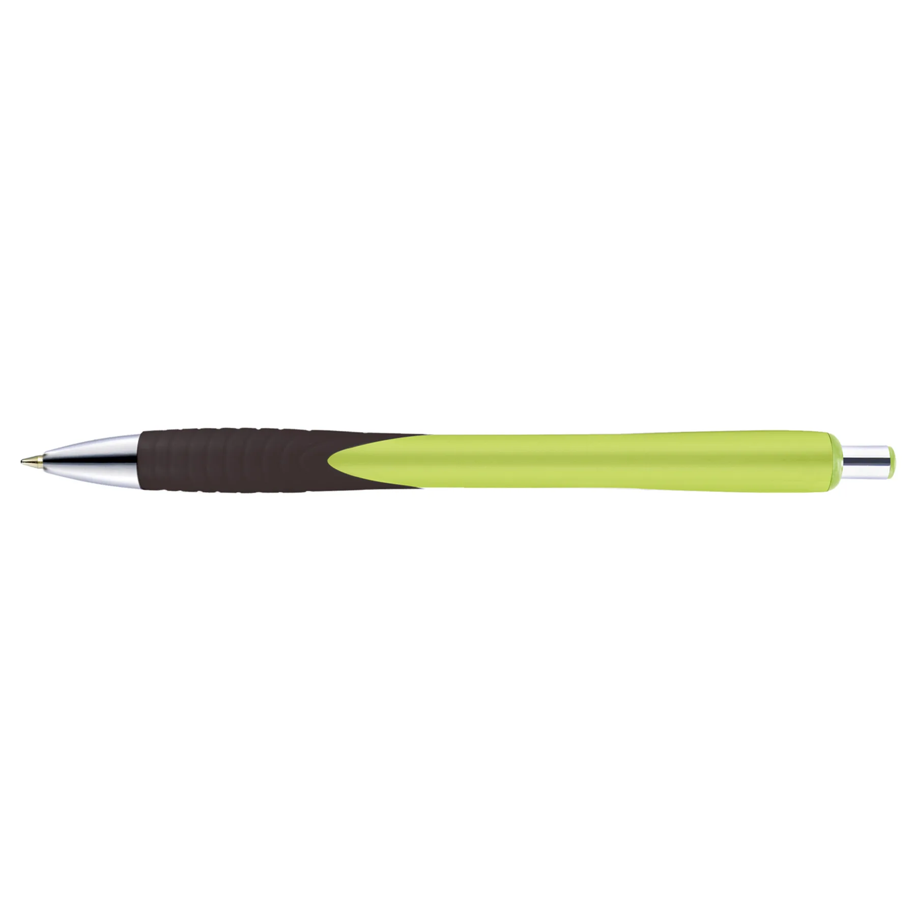 Lime Green/Black/Silver Blank Back View