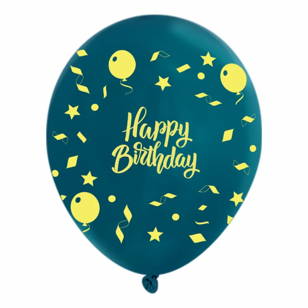11" Metallic Latex Wrap Balloons view 6
