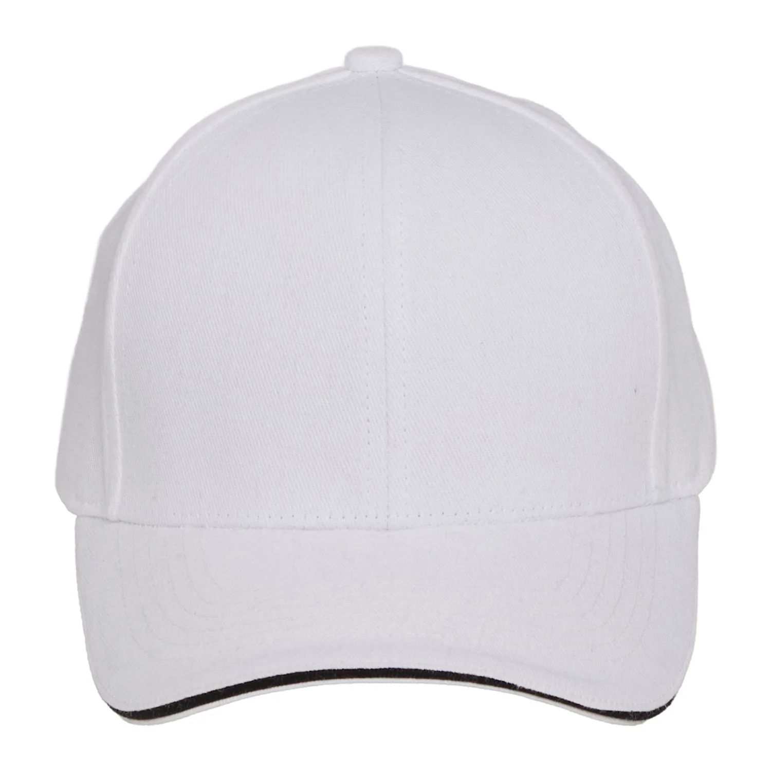 Recycled Cotton Twill 6 Panel Split Peak Ballcap