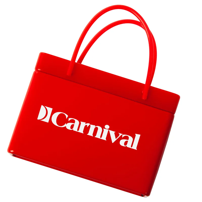 Red Shopping Bag Mint Tin