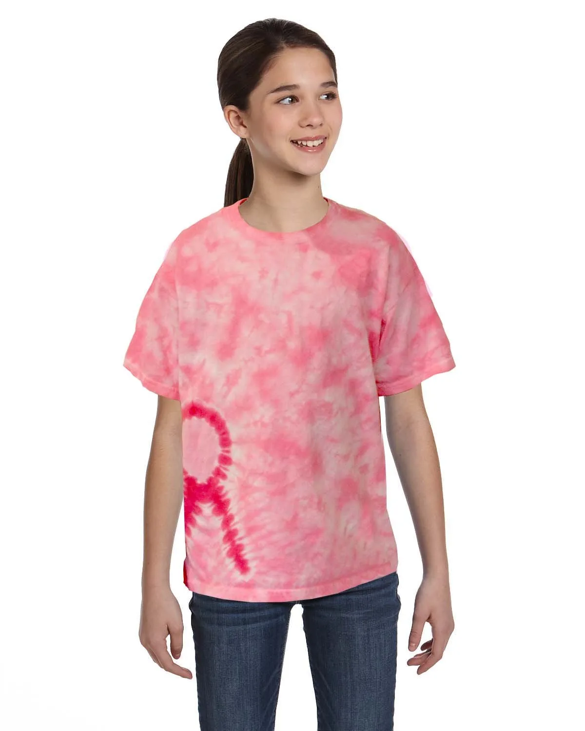 Tie-Dye Youth Shapes T-Shirt view 3
